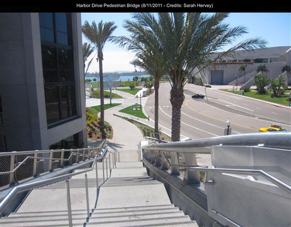 Harbor Drive Pedestrian Bridge (8/11/2011 - Credits: Sarah Hervey)