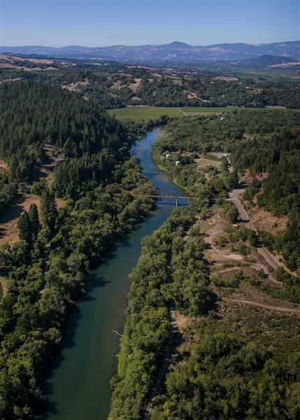 Wohler Bridge over Russian River (4/25/2025 - Credits: George Rose)