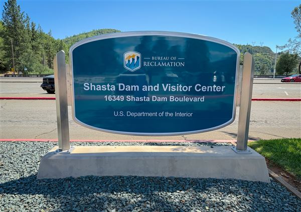 Shasta Dam (7/28/2025 - Credits: U.S. Bureau of Reclamation)