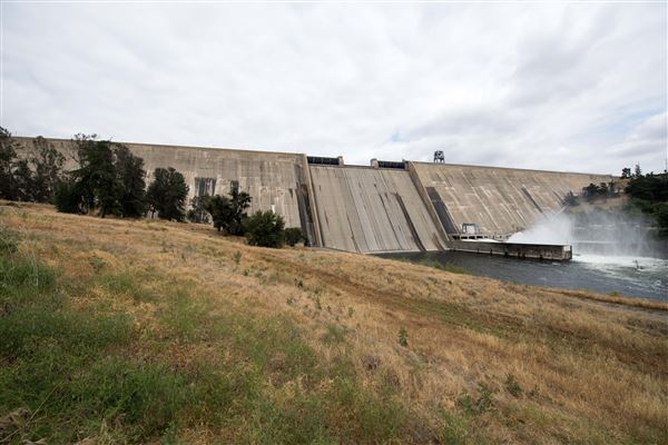 Friant Dam (7/28/2025 - Credits: U.S. Bureau of Reclamation)