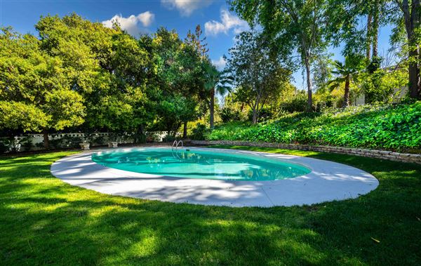 Vintage Hollywood Vibes – Secluded Palm-Lined Mid-Century Pool Oasis Wrapped In Lush Greenery – A Filmmaker’s Dream! (7/29/2025 - Credits: submitted by: Simon Neman)