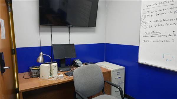College of the Canyons - Football Coach Office Main Gym Bldg. (3/28/2018 - Credits: Leo Fialho)