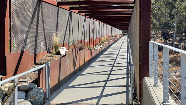 Mark Ridley Thomas Bridge located Kenneth Hahn State Recreational Area (SRA) (10/5/2021 - Credits: Leo Fialho)