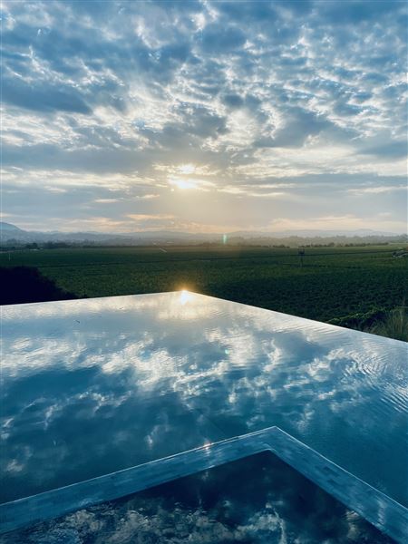 Modern Industrial House overlooking Russian River Valley Vineyards (10/13/2022 - Credits: Chris Horan)