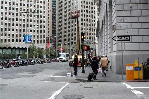Financial District, San Francisco - Bush St. (10/29/2025 - Credits: San Francisco City & County Film Commission)