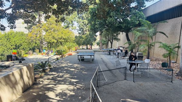LADWP Headquarters / John Ferraro Building - Outdoor Eating Area (2/25/2026 - Credits: Brandy Davis)