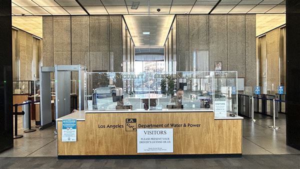 LADWP Headquarters / John Ferraro Building - Entrance (2/27/2026 - Credits: Brandy Davis)