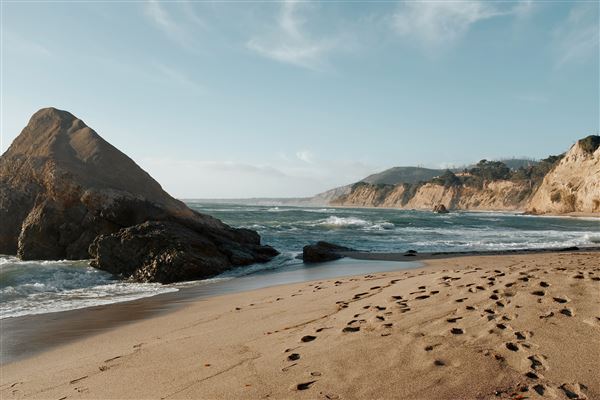 Greyhound Rock County Beach (11/1/2022 - Credits: Santa Cruz County Film Commission/Ben Ingram/Desi Wishart)