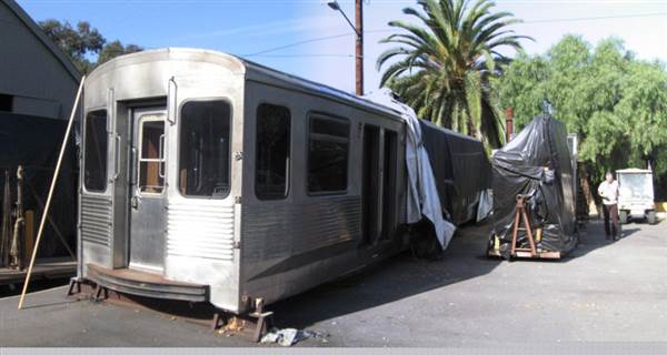 Universal Studios Lot - NBC Universal Subway Car (3/26/2014)