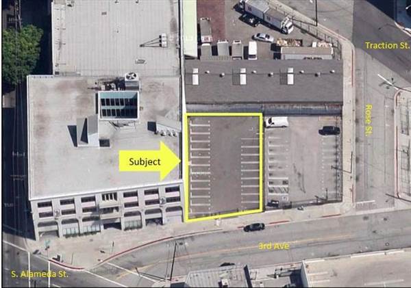 713 East 3rd Street Parking Lot & Base Camp (1/7/2015)