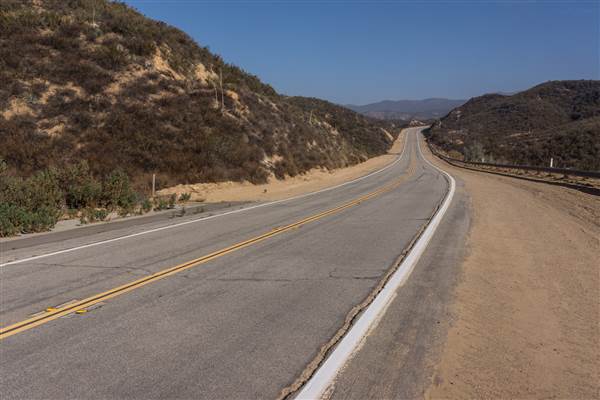 Templin Highway - Angeles National Forest (1/26/2015)