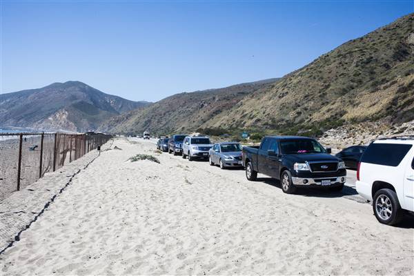 Thornhill Broome State Beach Campground (SB) within Point Mugu (4/1/2016 - Credits: Photo courtesy of Gillian Bissonnette, California Film Commission)