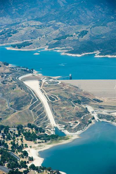Castaic Lake State Recreation Area (SRA) - lake administered by Los Angeles County (5/9/2014 - Credits: Department of Water Resources)