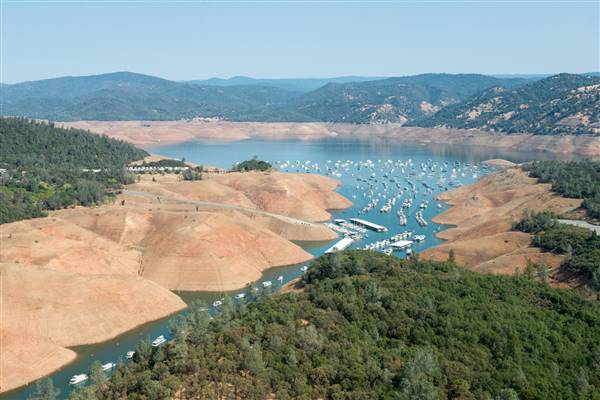 Lake Oroville State Recreation Area (SRA) (9/18/2015 - Credits: Photo by: California Department of Water Resources)