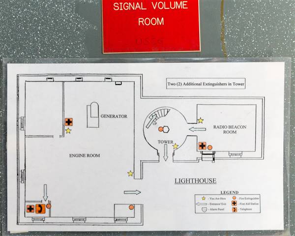 Point Sur State Historic Park (SHP) & Point Sur Lighthouse (3/8/2014 - Credits: "Floor plan at the Light" by Chris Dant (CC BY-NC-ND 2.0)[https://creativecommons.org/licenses/by-nc-nd/2.0/legalcode]https://www.flickr.com/photos/chrisd2006/)