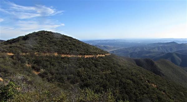 Cleveland National Forest (7/16/2015 - Credits: "San Juan Trail Hilltop" by Flickr User: Mechanoid Dolly (CC BY-SA 2.0)[https://creativecommons.org/licenses/by-sa/2.0/legalcode]https://www.flickr.com/photos/mechanoid_dolly/)