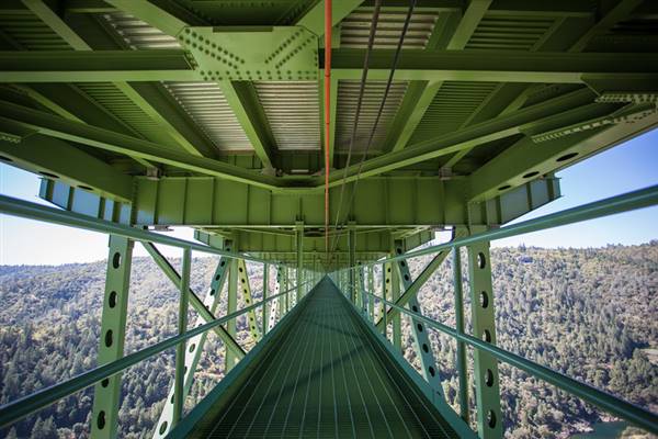 Foresthill Bridge aka Auburn-Foresthill Bridge or Auburn Bridge (4/18/2017 - Credits: Eric Bergen)