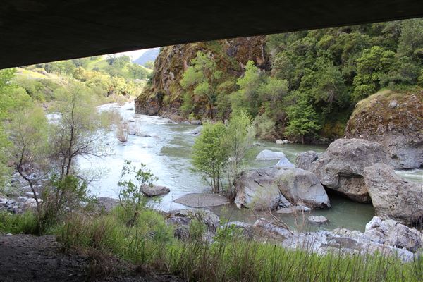 Highway 101 Bridge @ Frog Woman Rock aka Korean War Veterans Memorial Bridge - Bridge at mile marker 4.85, north of Mendocino/Sonoma county line (4/18/2017 - Credits: Kellen Lim)