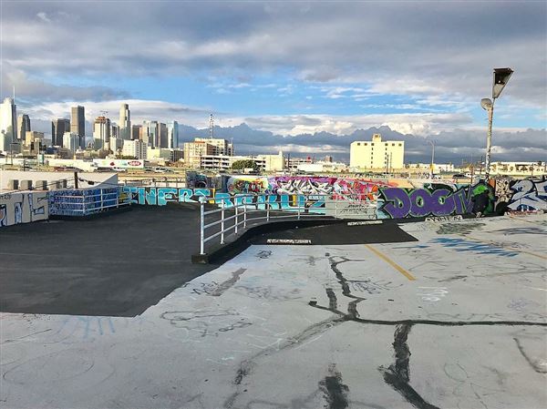 Rooftop View of Downtown LA (1/1/2017)