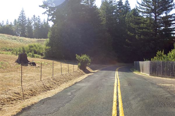 Greenwood Road - Greenwood Road/132 County Road, looking eastward (7/30/2018 - Credits: Kellen Lim)