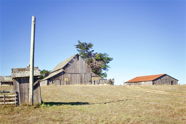 Historic Barns at Spring-Ranch Preserve located in Van Damme State Park (SP) (11/6/2018 - Credits: Kellen Lim)