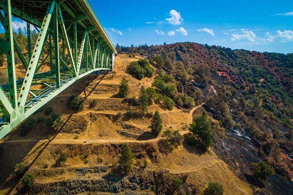 Foresthill Bridge aka Auburn-Foresthill Bridge or Auburn Bridge (4/15/2020 - Credits: Placer County)