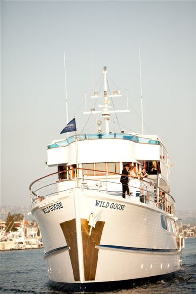 Wild Goose @ Newport Harbor - John Wayne's former Private Yacht - City Cruises (5/14/2024 - Credits: Photo Courtesy of City Experiences)