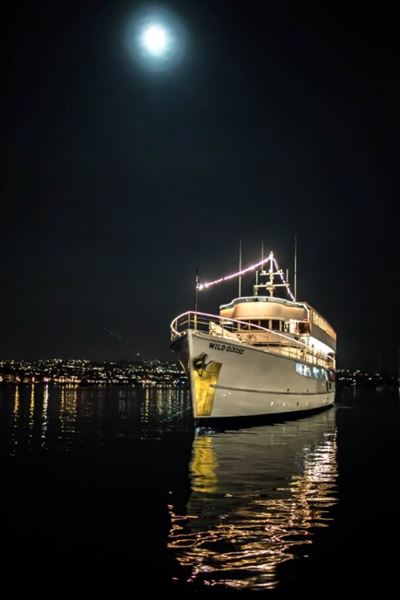Wild Goose @ Newport Harbor - John Wayne's former Private Yacht - City Cruises (5/14/2024 - Credits: Photo Courtesy of City Experiences)