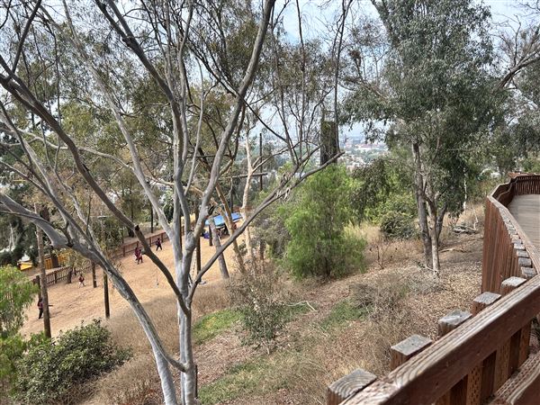 Culver City Park Bill Botts Field - The path up to baseball fields. (10/4/2024 - Credits: Brandy Davis)