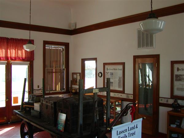 Susanville Railroad Depot (3/3/2025 - Credits: Lassen Land & Trails Trust)