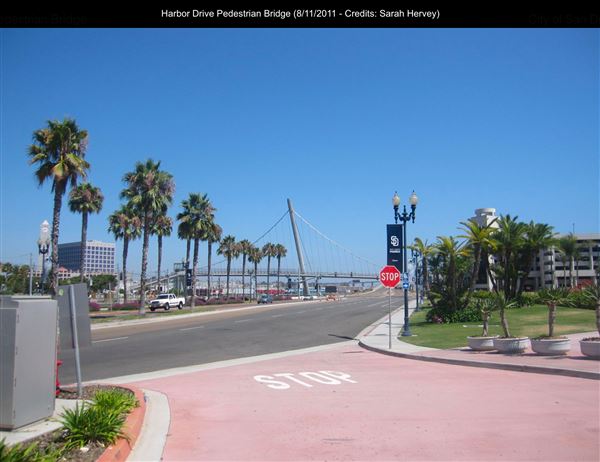 Harbor Drive Pedestrian Bridge (8/11/2011 - Credits: Sarah Hervey)