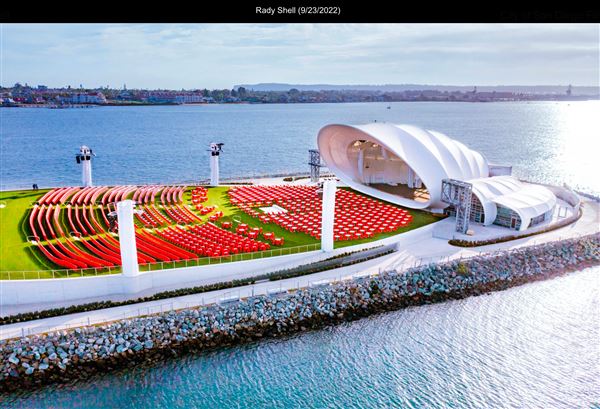 The Rady Shell (9/23/2022 - Credits: San Diego Film Commision)