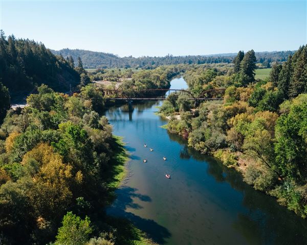 Wohler Bridge over Russian River (4/25/2025 - Credits: Photo Courtesy of Sonoma County)