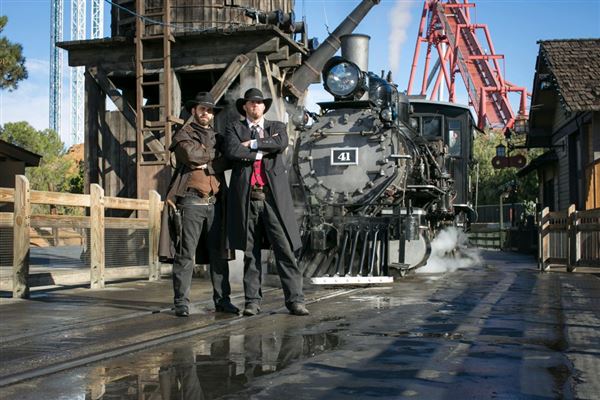 Knott's Berry Farm & Knott's California Marketplace - Ghost Town Train & Bandits (5/15/2025 - Credits: Six Flags Entertainment Corporation)