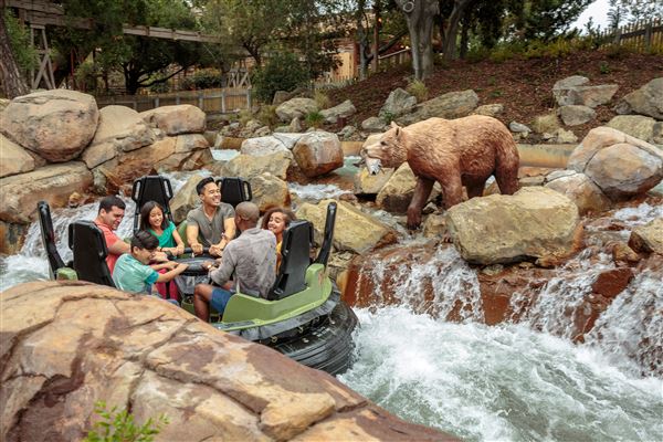 Knott's Berry Farm & Knott's California Marketplace - Calico River Rapids (5/15/2025 - Credits: Six Flags Entertainment Corporation)