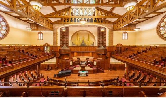 First Congregational Church of Long Beach - Sanctuary (7/16/2025 - Credits: First Congregational Church of Long Beach)