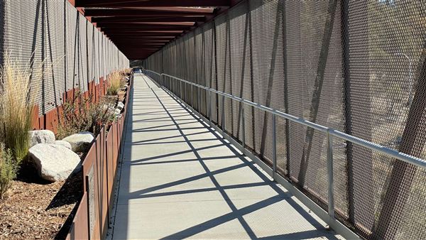 Mark Ridley Thomas Bridge located Kenneth Hahn State Recreational Area (SRA) (10/5/2021 - Credits: Leo Fialho)