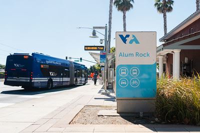 VTA Lightrail Stations - Alum Rock (1/22/2026 - Credits: Valley Transport Authority / VTA)