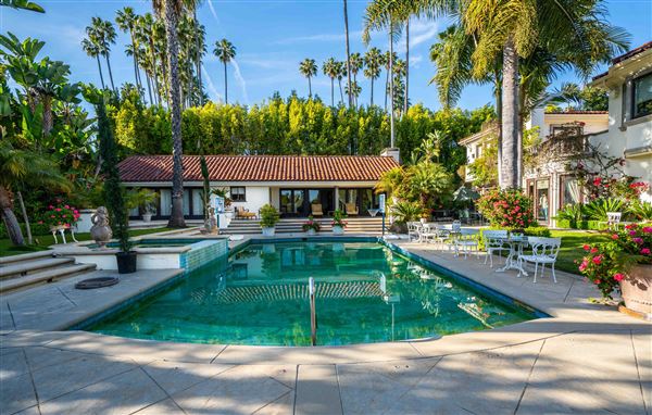 Cinematic LA Estate W/Gardens, Pool & Grand Stairs (4/5/2025 - Credits: Elegant Textiles, Inc.)
