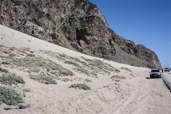 Point Mugu State Park (SP) – Sandy Dune (4/1/2016 - Credits: Photo courtesy of Gillian Bissonnette, California Film Commission)