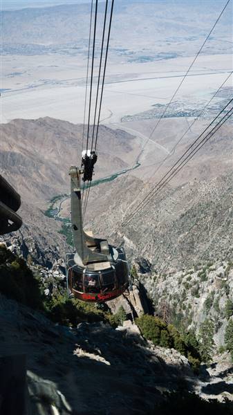 Mount San Jacinto State Park (SP) & Palm Springs Aerial Tramway (6/15/2013 - Credits: "Palm Springs Aerial Tramway - Mount San Jacinto State Park" by Ciera Holzenthal[https://creativecommons.org/licenses/by-nc-nd/2.0/legalcode] https://www.flickr.com/photos/cierah/)