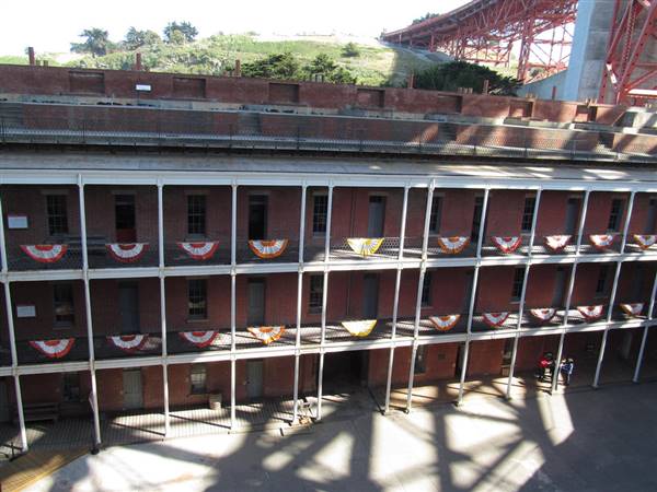 Fort Point National Historic Site (5/30/2012 - Credits: "Fort Point National Historical Site- San Francisco, California" by Doug Kerr (CC BY-SA 2.0)[https://creativecommons.org/licenses/by-sa/2.0/legalcode]https://www.flickr.com/photos/dougtone/)