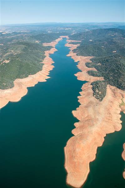 Lake Oroville State Recreation Area (SRA) (9/18/2015 - Credits: Photo by: California Department of Water Resources)