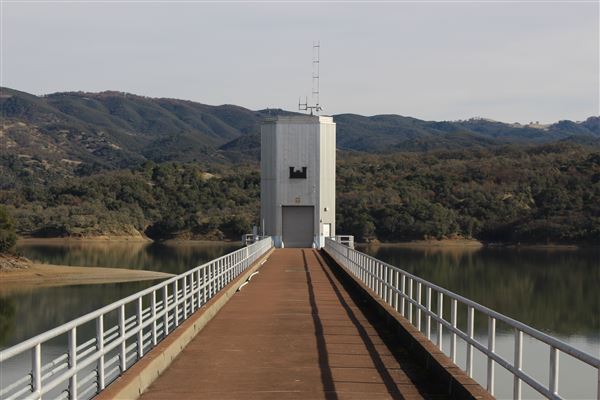 Coyote Valley Dam / Lake Mendocino - Coyote Valley Dam - Cold War era fallout shelter (11/30/2017 - Credits: Kellen Lim)