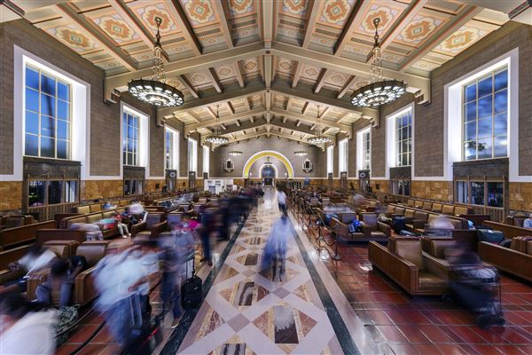 Union Station, Los Angeles - Waiting Room (11/16/2020 - Credits: Hollywood Locations)