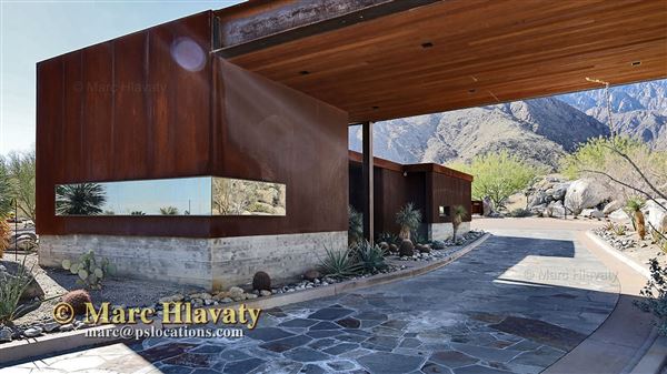 Desert Palisades Gate House - Desert Modern / Brutalist (7/5/2023 - Credits: Marc Hlavaty)