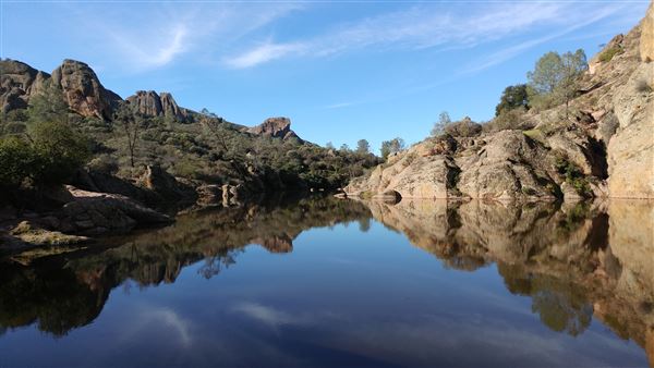Pinnacles National Park - NPS - Bear Gulch Reservoir (1/28/2017 - Credits: NPS/Rebecca Ouvry)