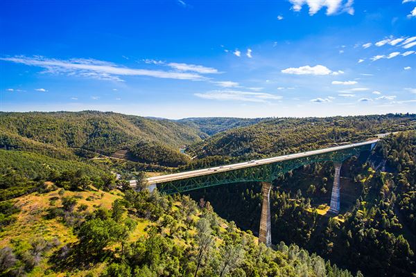 Foresthill Bridge aka Auburn-Foresthill Bridge or Auburn Bridge (4/15/2020 - Credits: Placer County)