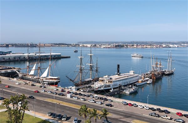 Maritime Museum of San Diego - MMSD Fleet - Waterfront Location (1/23/2024 - Credits: Photo Courtesy of the Maritime Museum of San Diego)