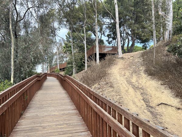 Culver City Park Bill Botts Field - The path up to baseball fields. (10/4/2024 - Credits: Brandy Davis)